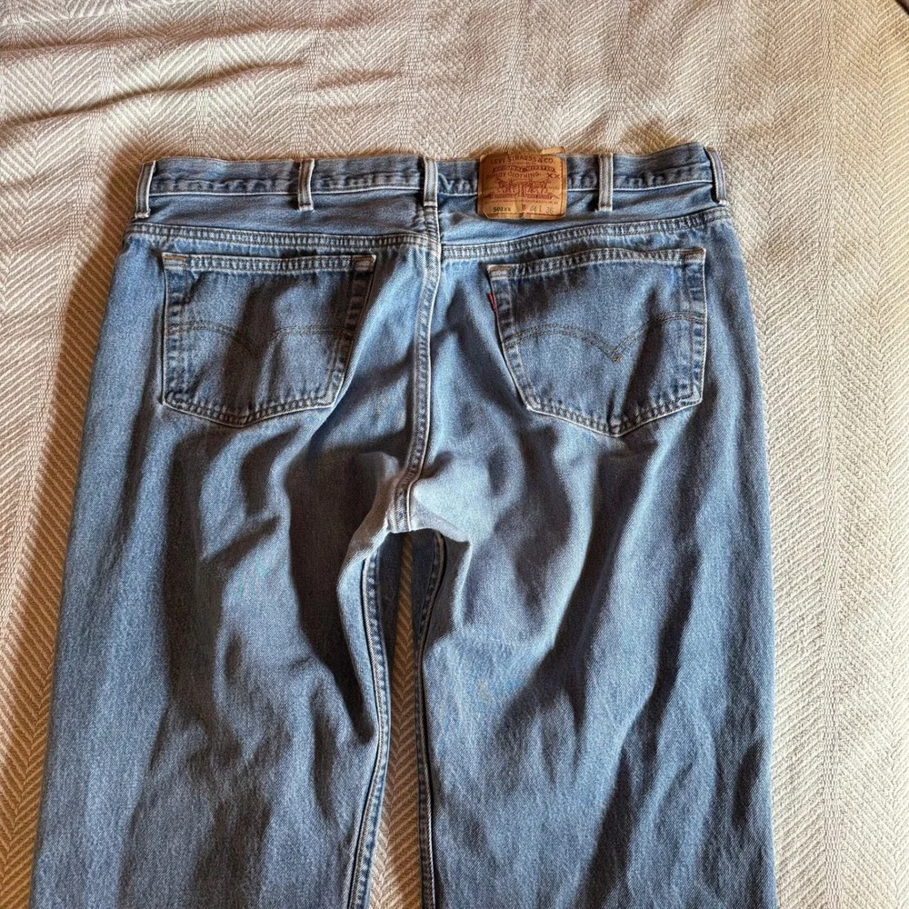 Vintage 90s Levis 501xx Mens 44x36 (40x31) Made in USA Denim Button Fly Jeans